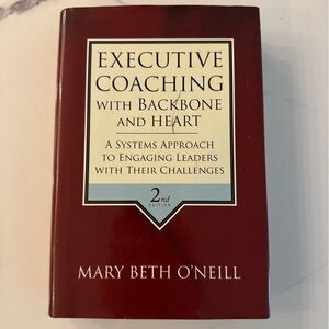 💥4 for $25💥 Executive Coaching with Backbone and Heart Book